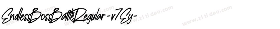 EndlessBossBattleRegular-v7Ey字体转换