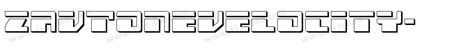 ZavToneVelocity字体转换