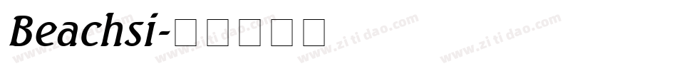 Beachsi字体转换