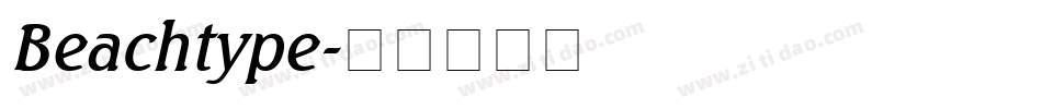 Beachtype字体转换