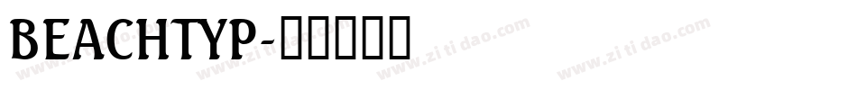 BEACHTYP字体转换