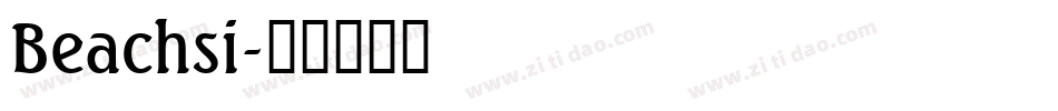 Beachsi字体转换