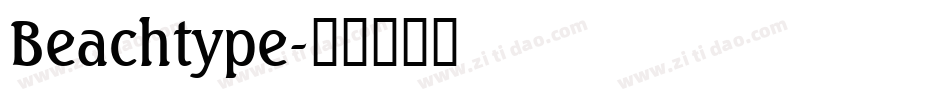 Beachtype字体转换