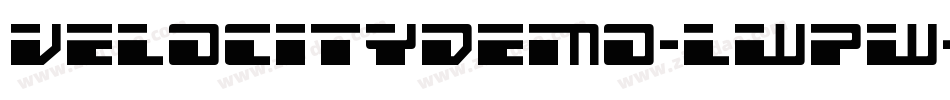 VelocityDemo-lwPw字体转换