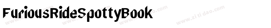 FuriousRideSpottyBook字体转换