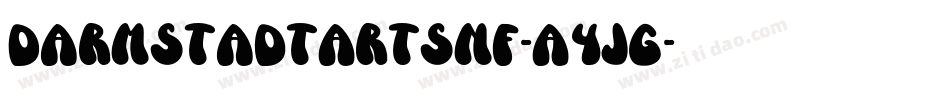 DarmstadtArtsNf-A4Jg字体转换