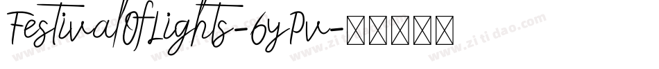 FestivalOfLights-6yPv字体转换