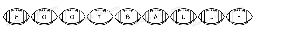 football字体转换