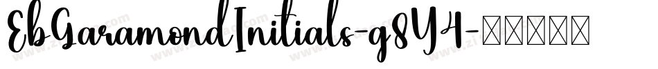 EbGaramondInitials-g8Y4字体转换