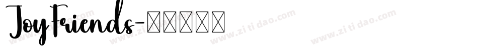 JoyFriends字体转换