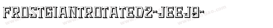 FrostGiantRotated2-jEEj9字体转换