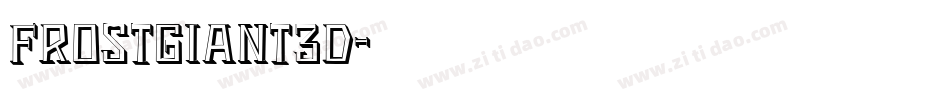 frostgiant3d字体转换