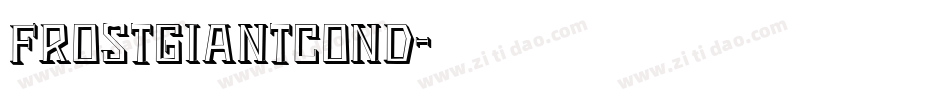 frostgiantcond字体转换