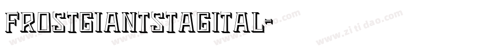 frostgiantstagital字体转换