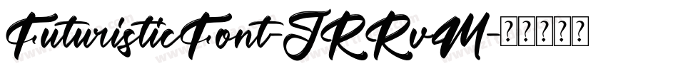 FuturisticFont-JRRvM字体转换