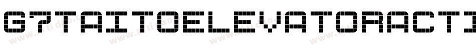 G7TaitoElevatorActionEtc-6a7x字体转换