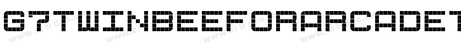 G7TwinbeeForArcadeTtf-VqYl字体转换