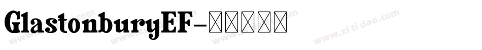 GlastonburyEF字体转换