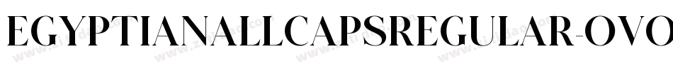 EgyptianAllCapsRegular-OVOnP字体转换
