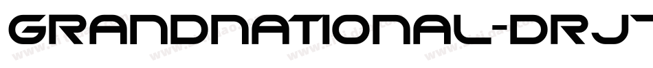 GrandNational-dRJ7字体转换