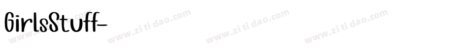 GirlsStuff字体转换