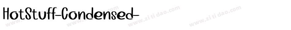 HotStuff-Condensed字体转换