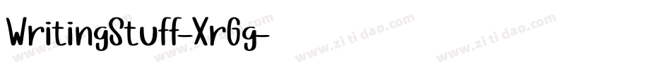 WritingStuff-XrGg字体转换