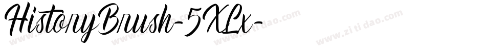 HistoryBrush-5XLx字体转换