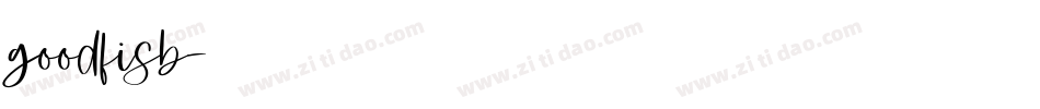 goodfisb字体转换