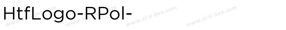 HtfLogo-RPol字体转换