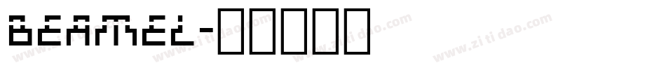 beamel字体转换