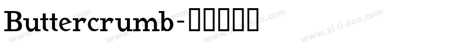 Buttercrumb字体转换