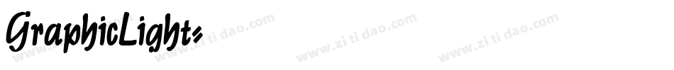 GraphicLight字体转换