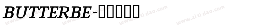 BUTTERBE字体转换