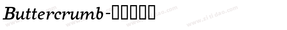 Buttercrumb字体转换