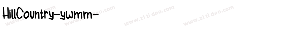 HillCountry-ywmm字体转换