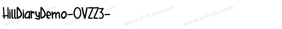 HillDiaryDemo-OVZZ3字体转换