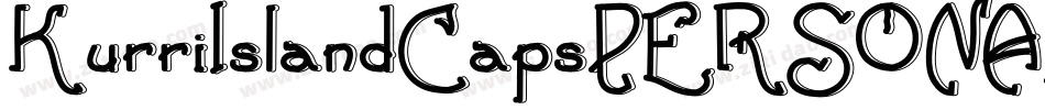 KurriIslandCapsPERSONAL-Light字体转换