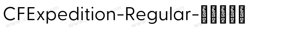 CFExpedition-Regular字体转换