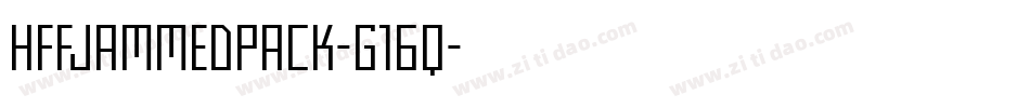 HffJammedPack-G16q字体转换