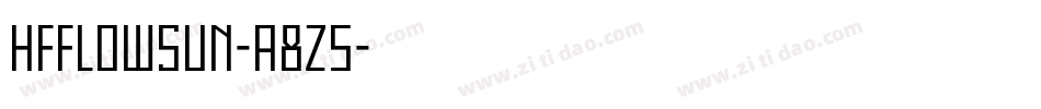 HffLowSun-a8Z5字体转换