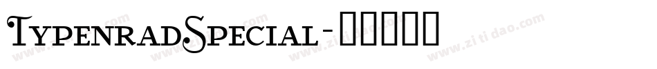 TypenradSpecial字体转换