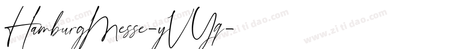HamburgMesse-yVYq字体转换