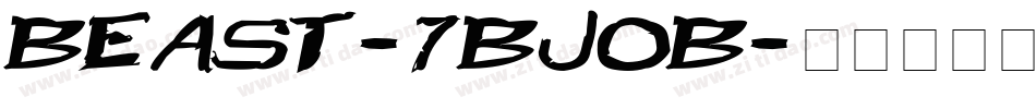 BeASt-7BjoB字体转换
