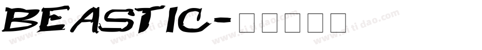 Beastic字体转换