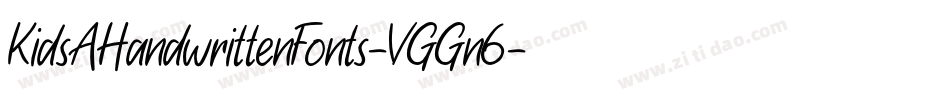 KidsAHandwrittenFonts-VGGn6字体转换