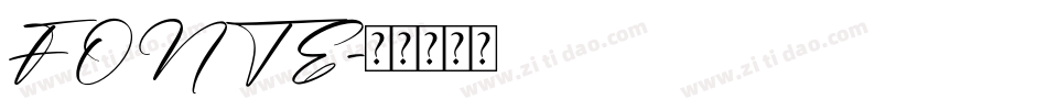 FONTE字体转换