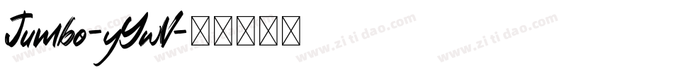Jumbo-yYwV字体转换