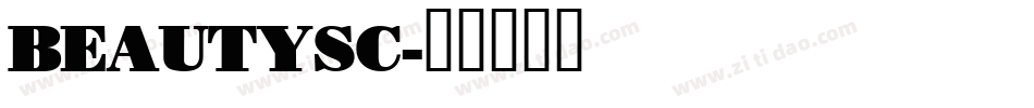 BEAUTYSC字体转换