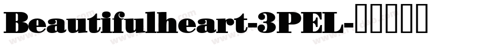 Beautifulheart-3PEL字体转换